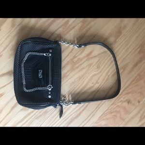 D&G black small shoulder bag